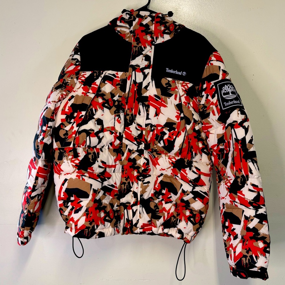 Timberland Puffer Jacket Camouflage size Medium